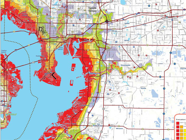 Searchable Maps Show County Evacuation Zones | WJCT NEWS