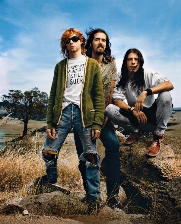 Nirvana, photographed for <em>Rolling Stone</em> in 1992.