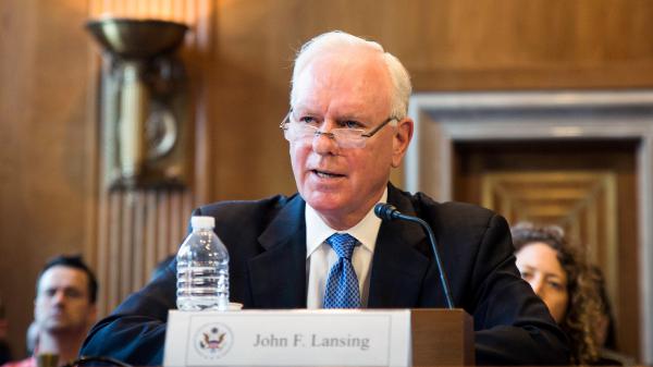 John Lansing, the chief executive officer and director of the U.S. Agency for Global Media, will become NPR's CEO in mid-October.