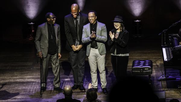 (L-R) George Cables, Joshua White, Mark G. Meadows and Rebeca Mauleón.