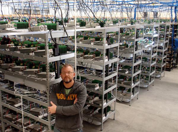 MegaBigPower CEO Dave Carlson inside North America's biggest bitcoin 'mine.'