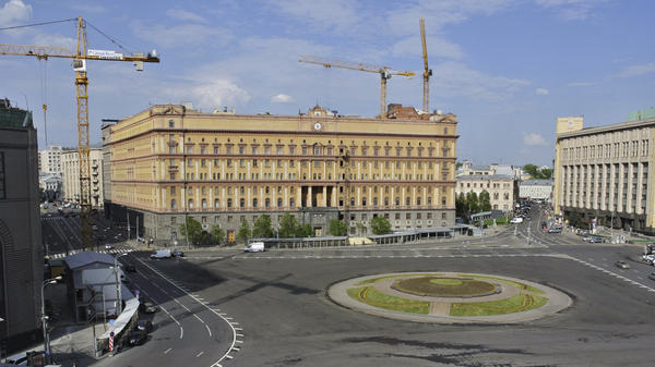 A view of the Russian Federal Security Services on Lubyanka Square in Moscow in 2013. Journalists, dissidents and human rights workers say they are often followed or harassed by the Russian spy service.