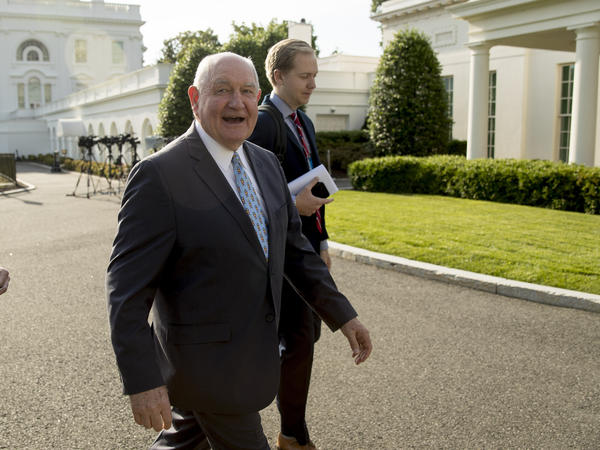 Agriculture Secretary Sonny Perdue announced on Thursday $16 billion in aid to help farmers hurt by the ongoing U.S.-China trade dispute.