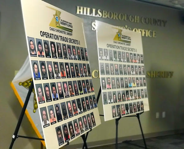 104 Arrested During Hillsborough Human Trafficking Operation Health News Florida