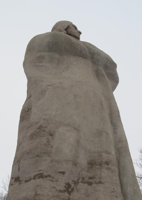 Photo Update Restored 'Black Hawk' Statue Unveiled Peoria Public Radio