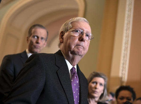 Senate Majority Leader Mitch McConnell canceled this week's scheduled recess in order to take up the House bill on the coronavirus response.