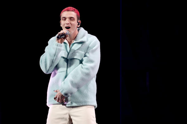 Lauv performs onstage at Madison Square Garden on Dec. 13, 2019 in New York City. His new album <em>~how i'm feeling~ </em>tackles feelings of depression and anxiety.