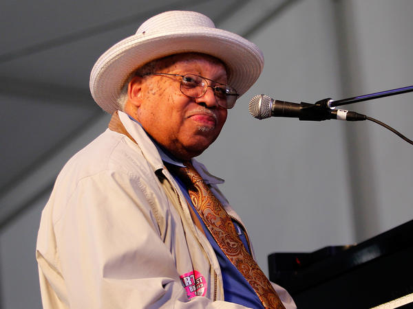 Ellis Marsalis performs during the 2013 New Orleans Jazz & Heritage Music Festival.