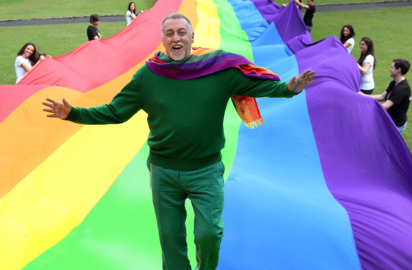 Gilbert Baker in Ireland in 2011.
