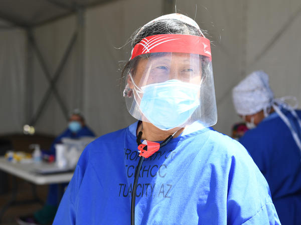 Diana Hu is a pediatrician at Tuba City Regional Health Care Corporation and a member of the Navajo epidemiology response team.