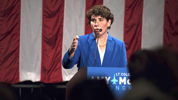 Retired Marine fighter pilot Amy McGrath will face Senate Majority Leader Mitch McConnell in the general election.