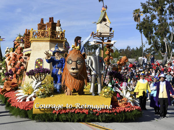 The Kaiser Permanente float was one of many participating in the 131st Rose Parade in Pasadena, Calif., in January. Organizers have canceled the 2021 event, citing health and safety risks associated with the coronavirus pandemic.