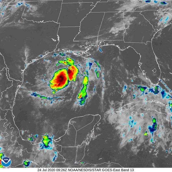 Tropical Storm Hanna Strengthening In Gulf Of Mexico, Set For Texas