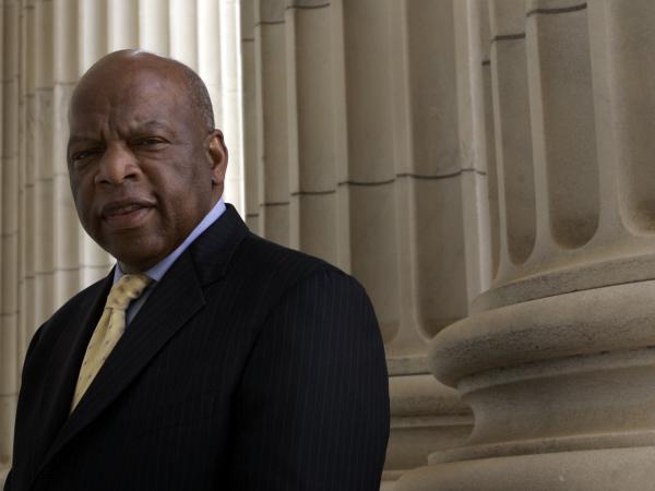 Rep, John Lewis, who spoke at the 1963 March on Washington, said it was a moral obligation to stand up for his beliefs.