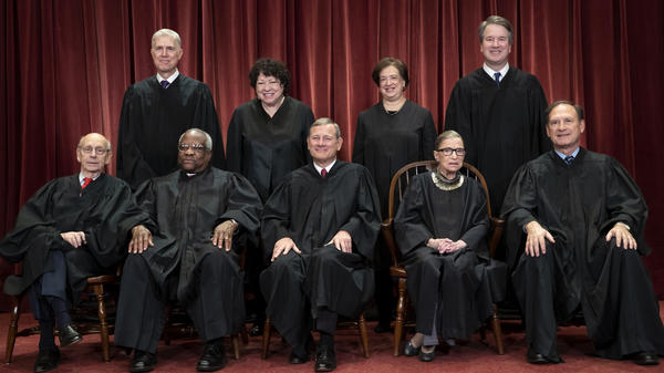 The justices of the U.S. Supreme Court