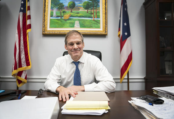 Rep. Jim Jordan, R-Ohio, has joined the House Intelligence Committee to bolster the Republican defense of President Trump in the impeachment inquiry.