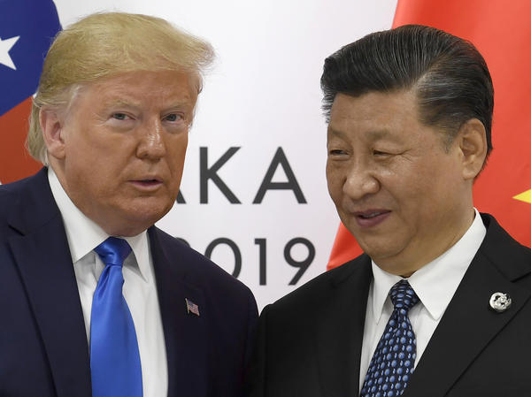 President Trump meets with Chinese President Xi Jinping on the sidelines of the G-20 summit in Osaka, Japan, in June 2019.
