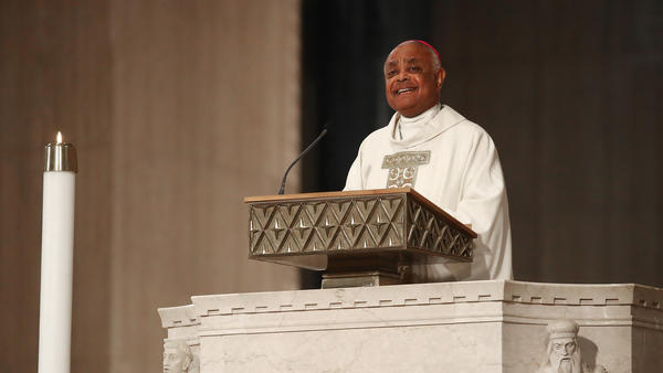 Archbishop of Washington Wilton D. Gregory delivers his homily at the National Shrine of the Immaculate Conception on May 21, 2019 in Washington, D.C. Pope Francis named Gregory as a future cardinal this week.