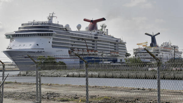 Carnival Cruise Line ships docked at the Port of Tampa in Tampa, Fla., in March 2020 following the CDC coronavirus No Sail Order. A Celebrity Cruises ship has received CDC permission to operate the first cruise from a U.S. port since the No Sail Order.