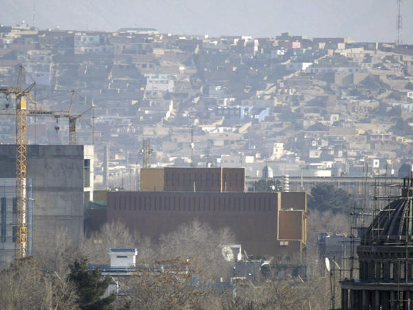 A general view of the U.S. Embassy in Kabul, Afghanistan in 2013. The embassy is facing a coronavirus outbreak, according to the State Department.