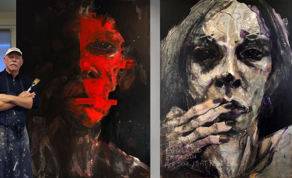 Artist William Stoehr says he wants his portraits to show that addiction affects everyone, and to prompt the sort of conversations that people began having about HIV/AIDS decades ago.