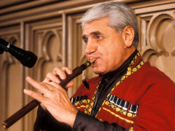 The late Armenian composer and musician Jivan Gasparyan, performing in New York in 1994.