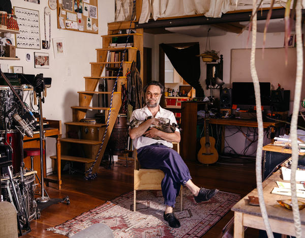 Rodrigo Amarante finished writing and recording his latest album, <em>Drama</em>, at his home studio in LA during the pandemic. He says his writing table is separated from the rest of his studio, a sacred space where no machines are allowed, just pen and paper. When he's ready to commit to the words, he records them using a typewriter.