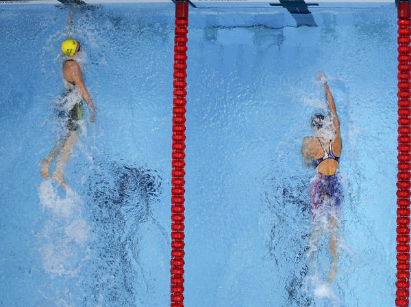 U.S. Swimmer Katie Ledecky Takes Silver In Her First Final ...