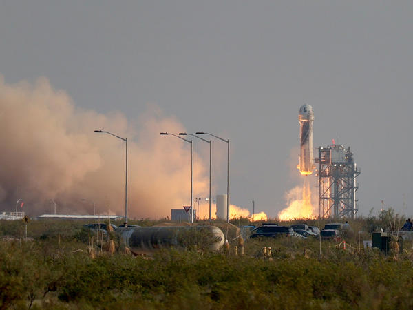 Liftoff! Jeff Bezos And 3 Crewmates Travel To Space And Back In Under ...