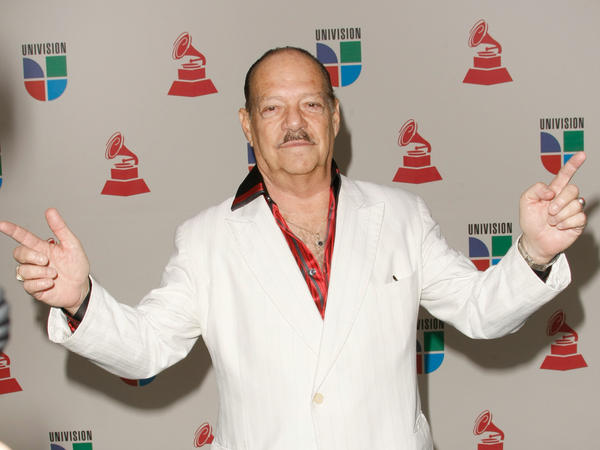 Larry Harlow at the 2008 Latin Grammy awards in Houston, Texas.