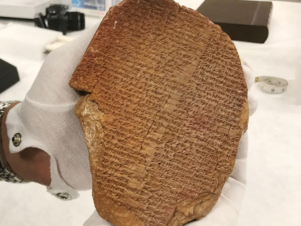 Hobby Lobby bought the Gilgamesh Dream Tablet for  $1.67 million in 2014. Now it's being returned to Iraq.