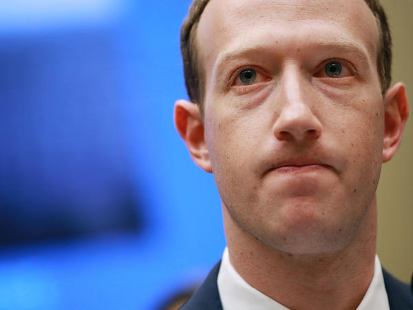 Facebook CEO Mark Zuckerberg testifies on Capitol Hill in April 2018. A trove of insider documents known as the Facebook Papers has the company facing backlash over its effects on society and politics.