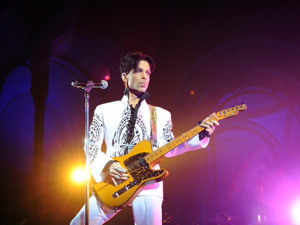 Prince performs in Paris at the Grand Palais on Oct. 11, 2009. The musician died in 2016.