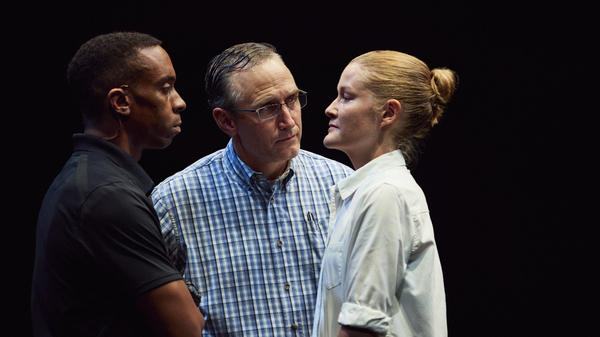 Will Cobbs and Pete Simpson play FBI agents interrogating Emily Davis's Reality Winner, in <em>Is This</em><em> a Room.</em>