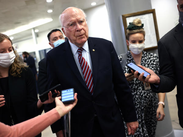 Sen. Patrick Leahy, seen here at the U.S. Capitol in September, announced Monday that he is not seeking another term representing Vermont.