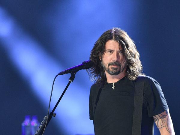 Dave Grohl performs onstage during the taping of the 2021 "Vax Live" fundraising concert at the in Inglewood, Calif.