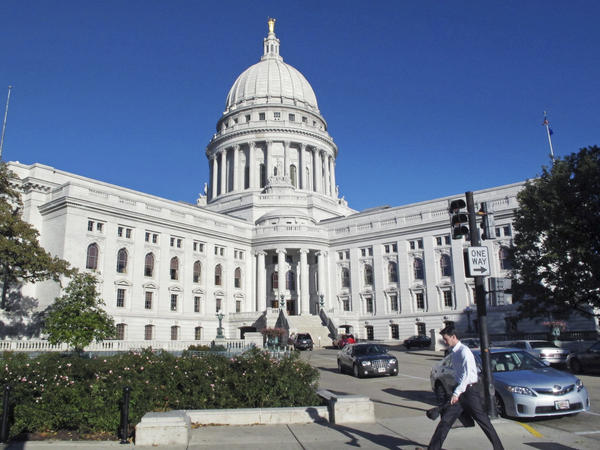 Some Republican lawmakers in Wisconsin want to take away a bipartisan elections agency's control over voting and give it to the Republican-controlled Legislature. The Wisconsin state Capitol in Madison is shown in 2017.