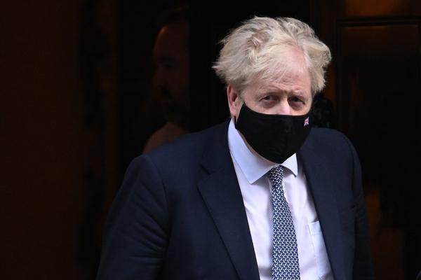 Prime Minister Boris Johnson leaves 10 Downing Street For PMQ's. 