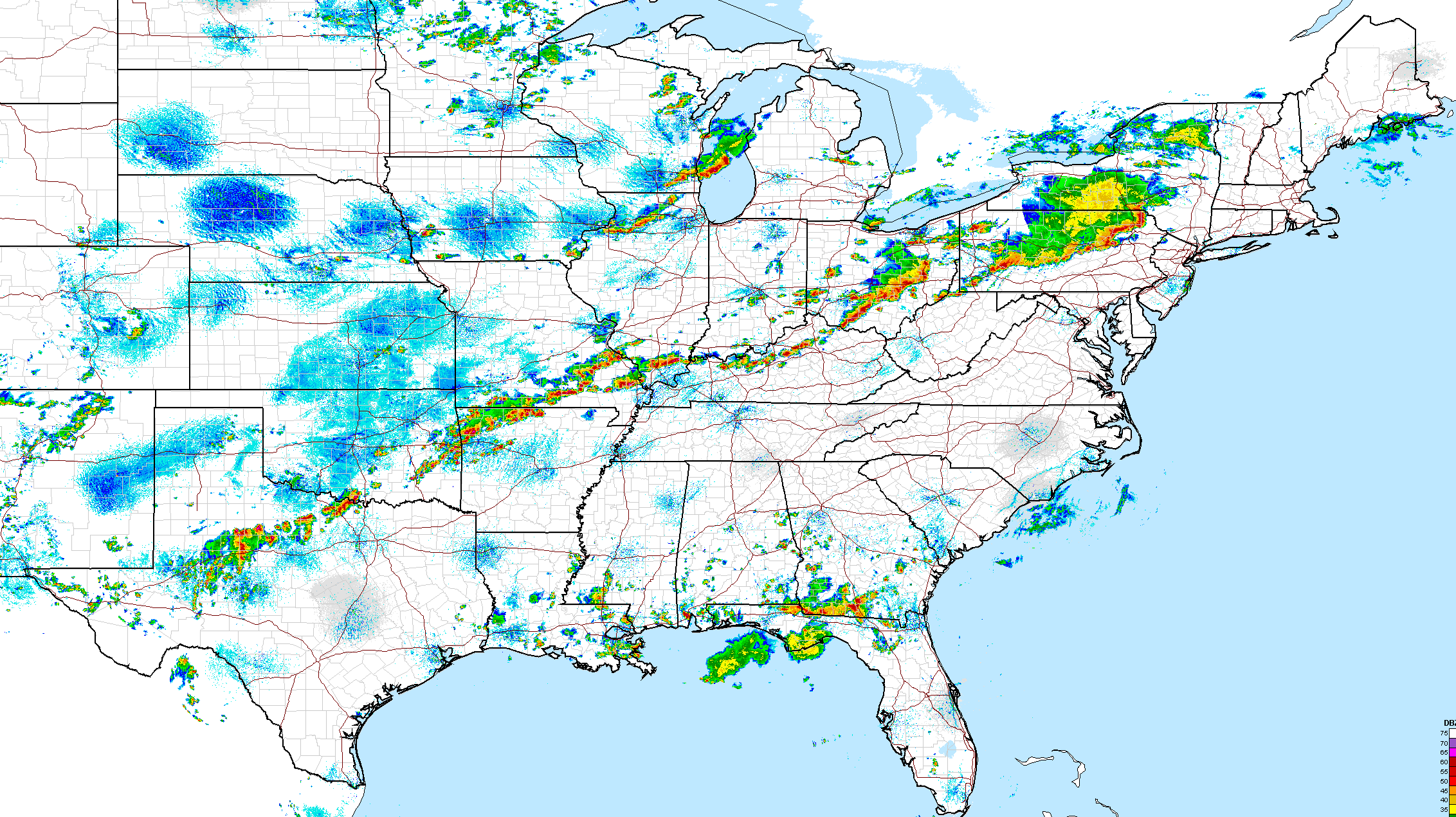 Weather Radar Map Of The United States - United States Map