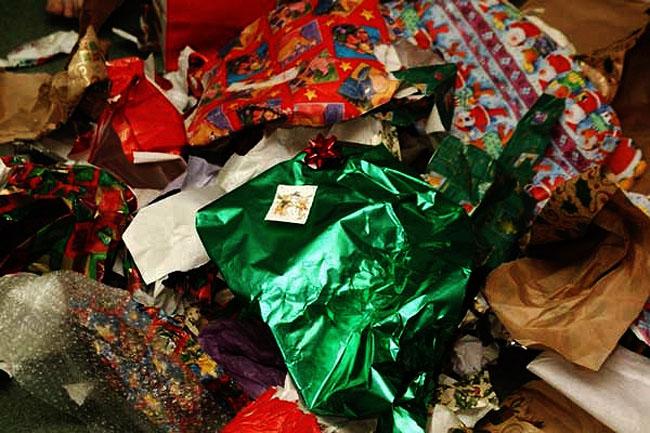 Holiday Gift Wrap Is A Mine Field