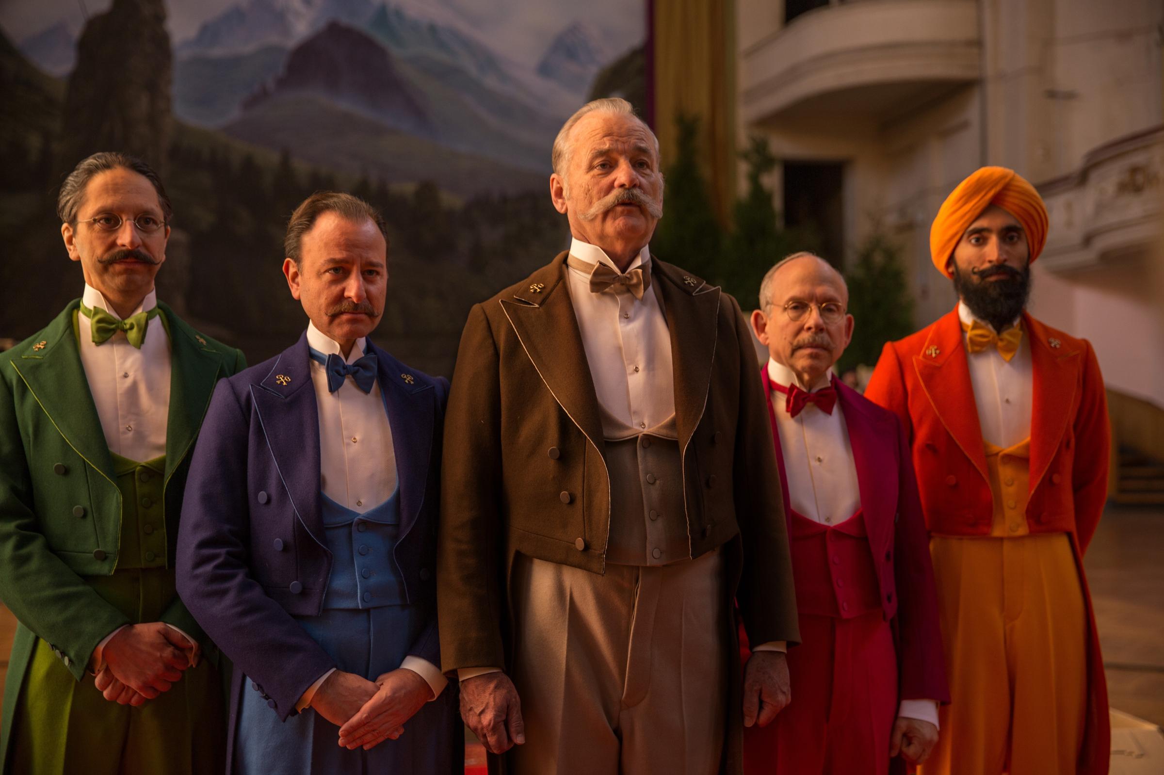 at the grand budapest, a banquet of beards and melange of