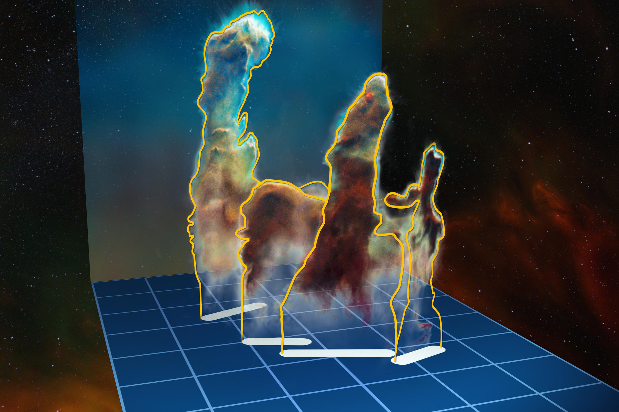 pillars of creation may be gone in an eye blink in cosmic time