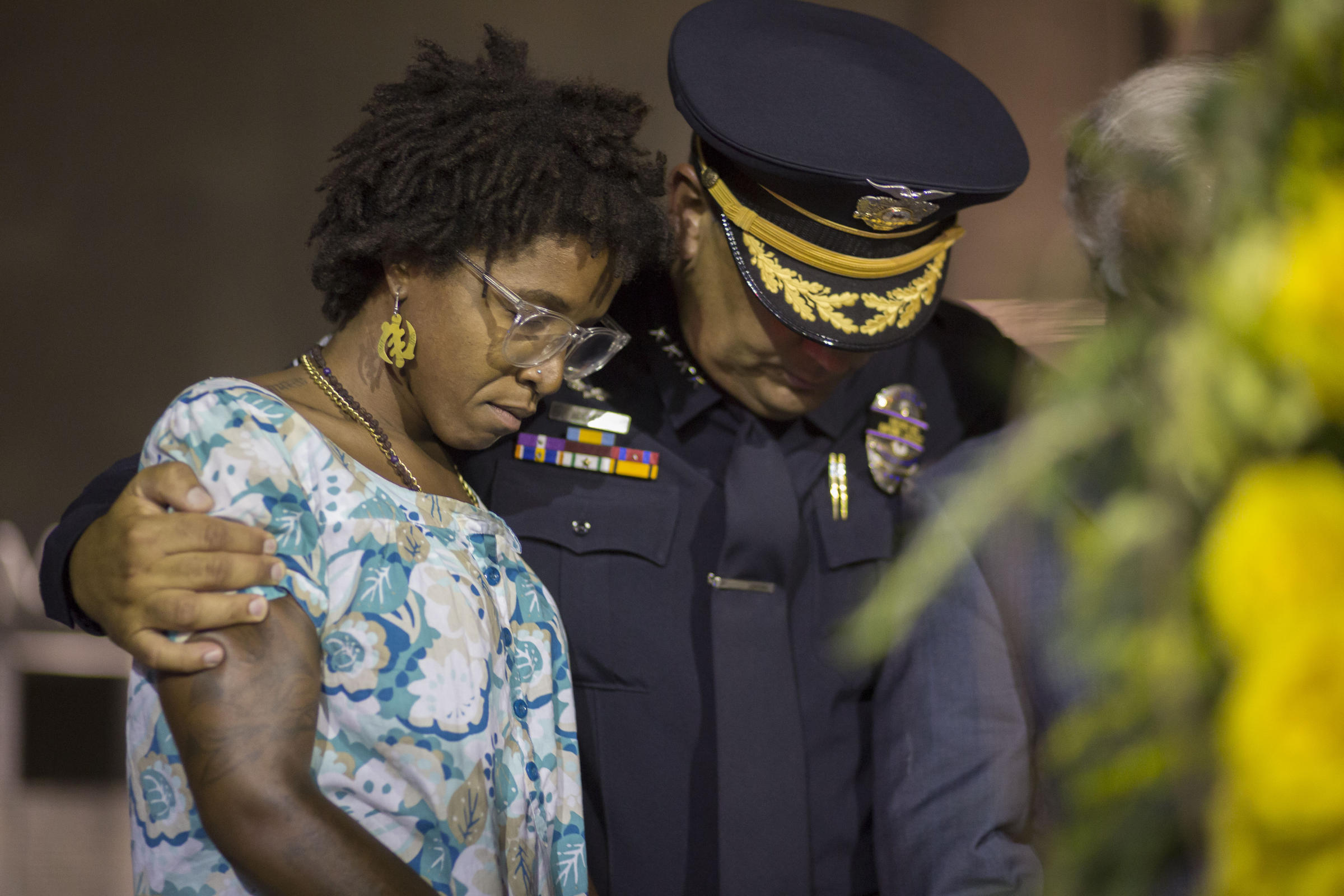 Vigil Honors Fallen Dallas Police Kuow News And Information