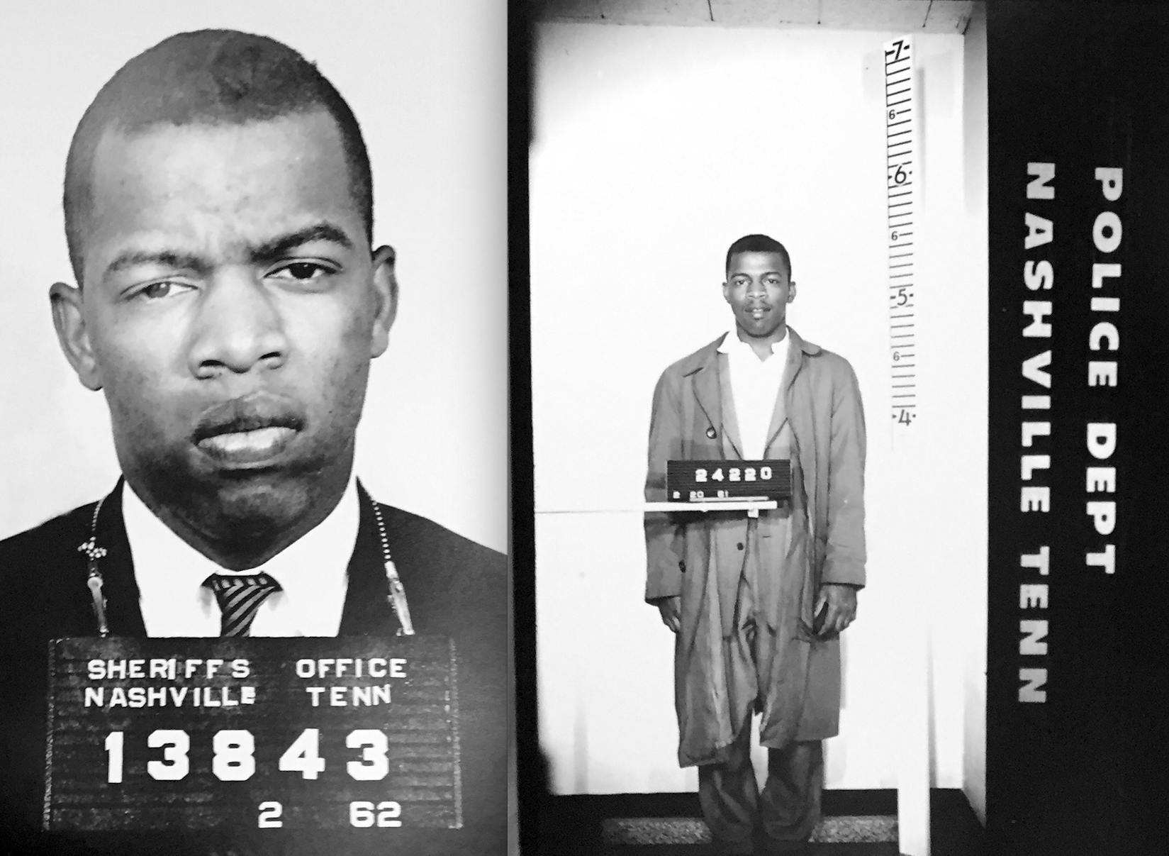 Newly Discovered, These 1960s Nashville Police Mugshots Of John Lewis
