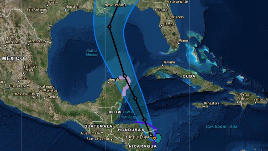 Tropical Storm Nate Is Predicted To Hit U.S. Gulf Coast As A Hurricane ...