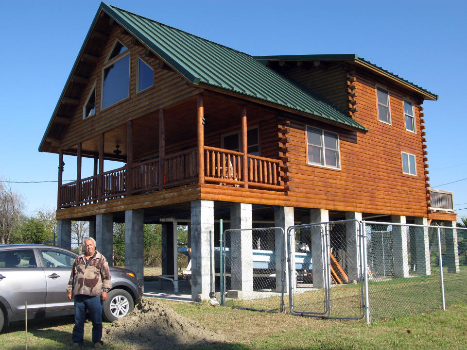 After Katrina A Log Cabin In An Unlikely Place Kasu