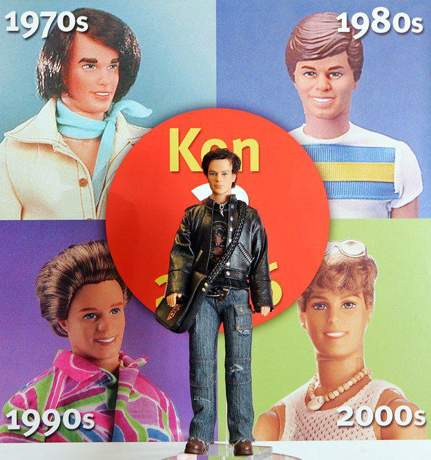 ken doll over the years