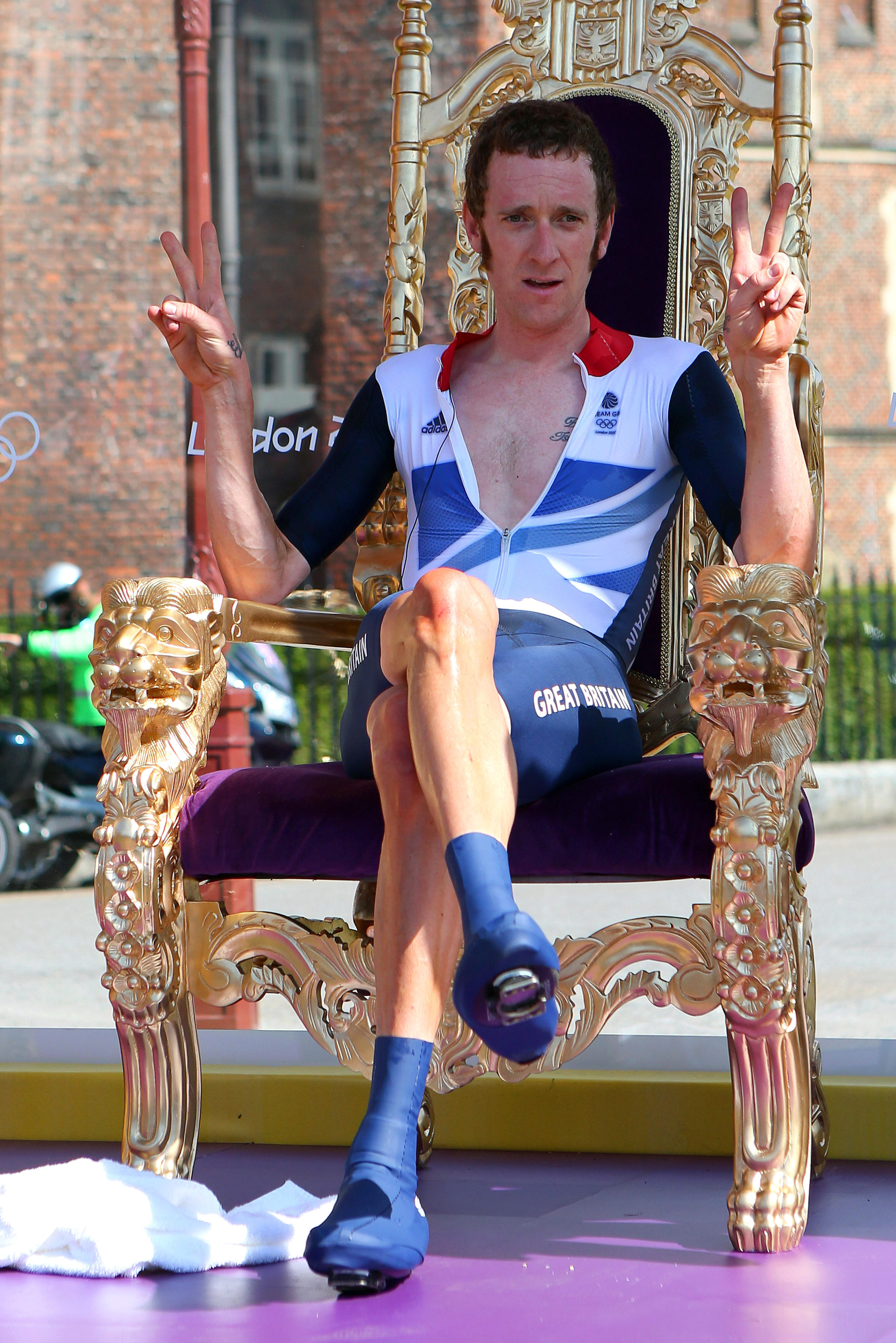 Wiggin Out Bradley Wiggins Drinks To His Gold Medal And