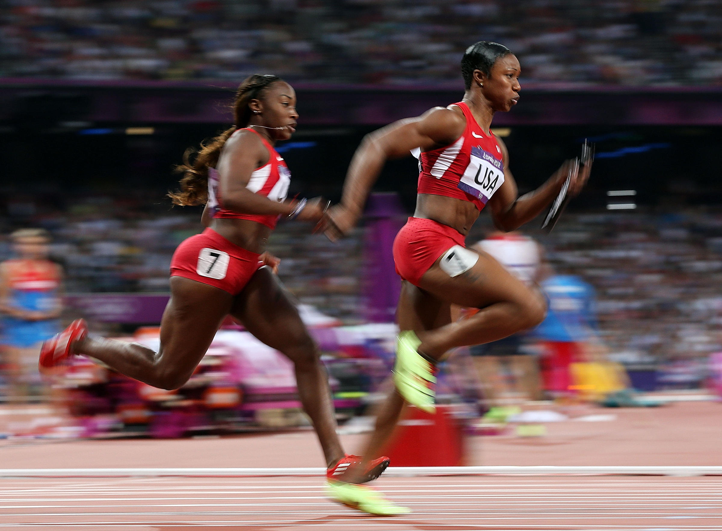 In World Record Time Americans Take Gold In Women S 4x100 Relay Weku