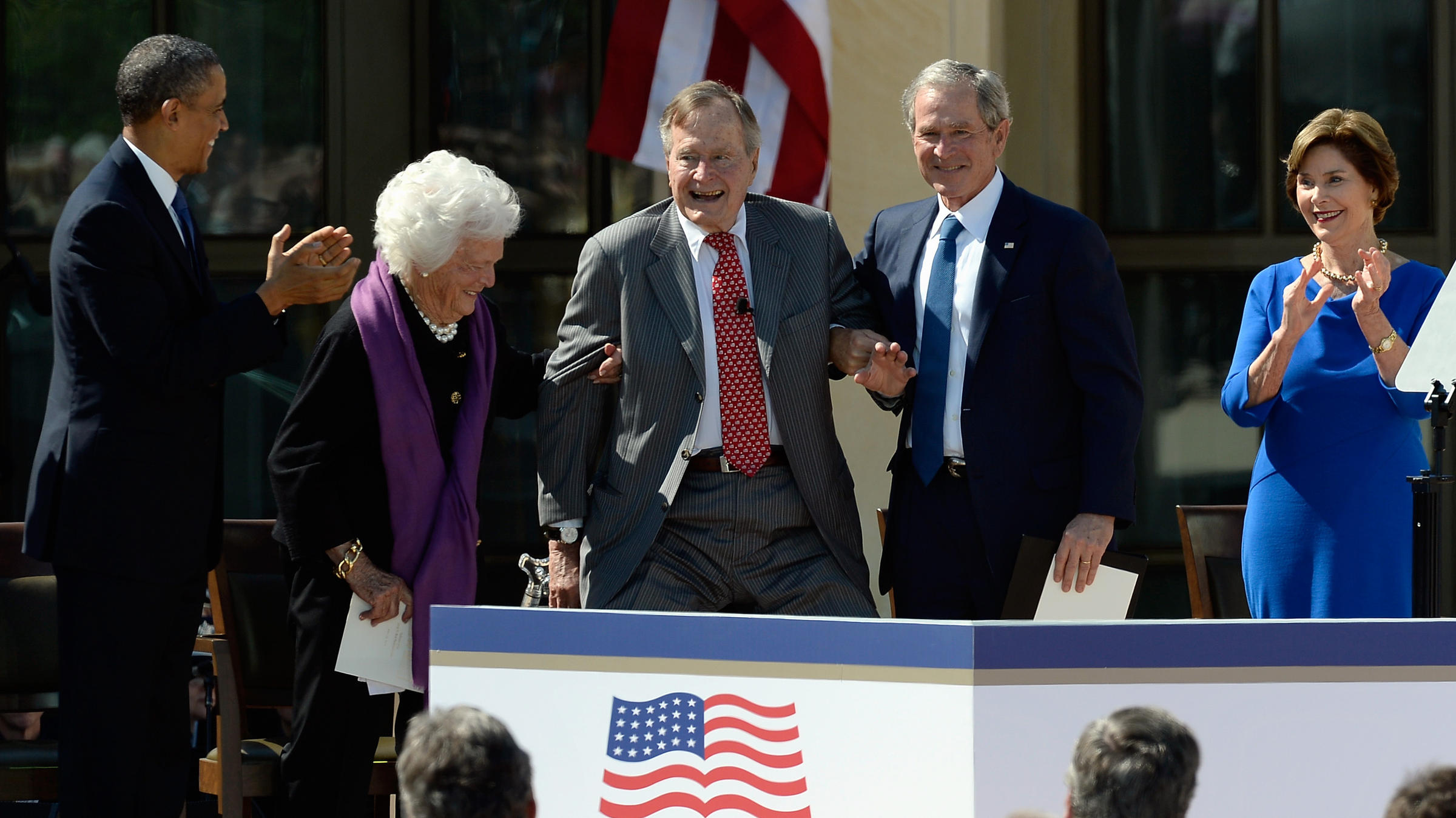 In Second Term Obama Takes Softer Tone Toward Bushes Kpcw